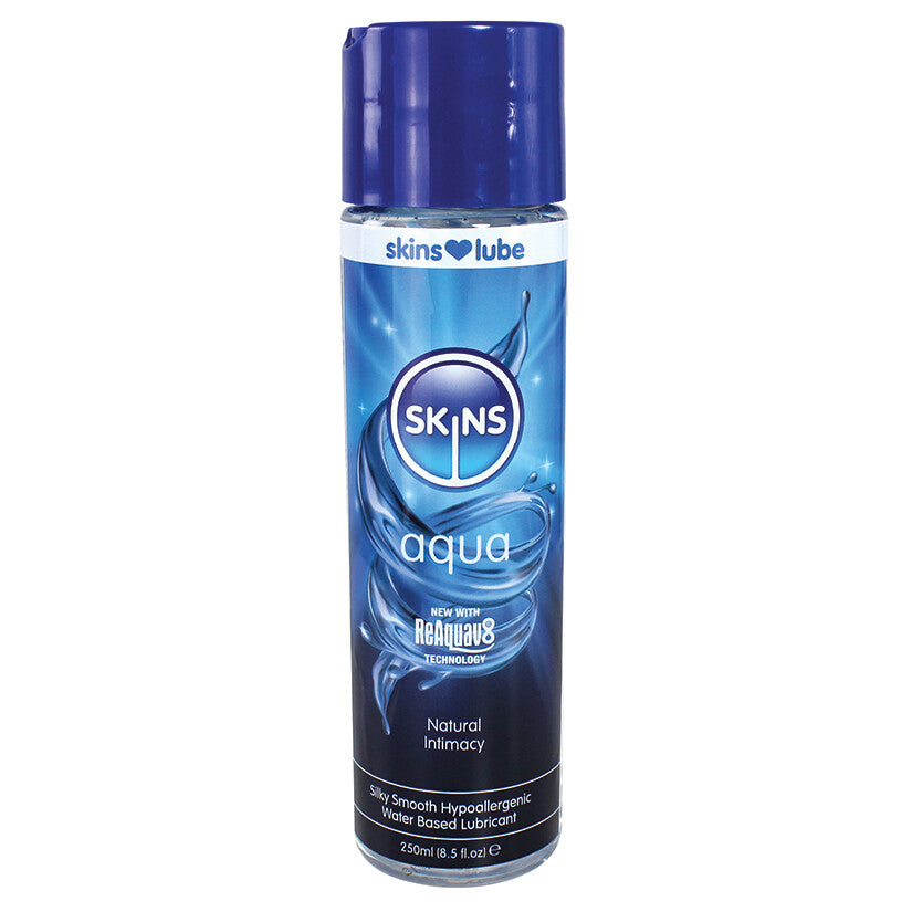 Skins Aqua Silky Smooth Water Based Lubricant - Select Size