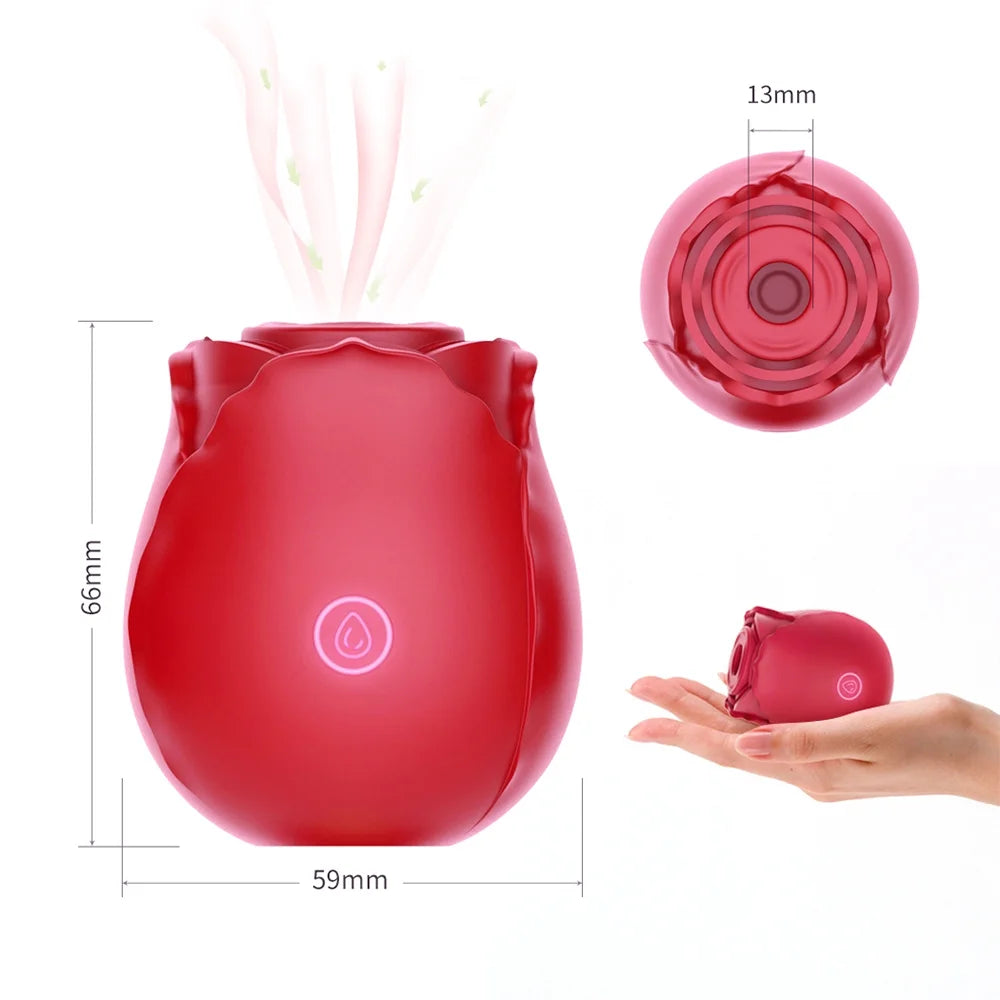 Rose Toy Sucking Vibrator Adult Sex Toys for Women and Couples