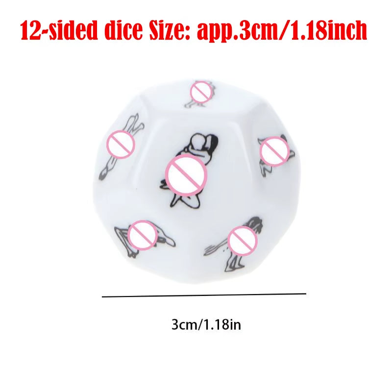 High Quality Sex Dice Fun Adult Erotic Love Sexy Posture Couple Lovers Humour Game Toy Novelty Party Gift 1 Set