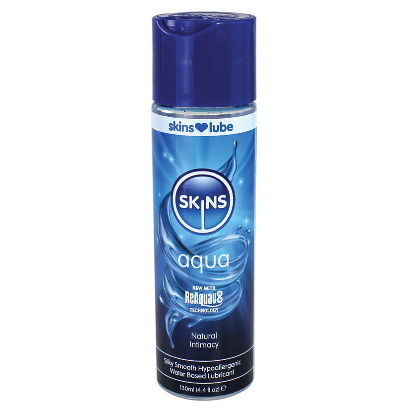 Skins Aqua Silky Smooth Water Based Lubricant - Select Size