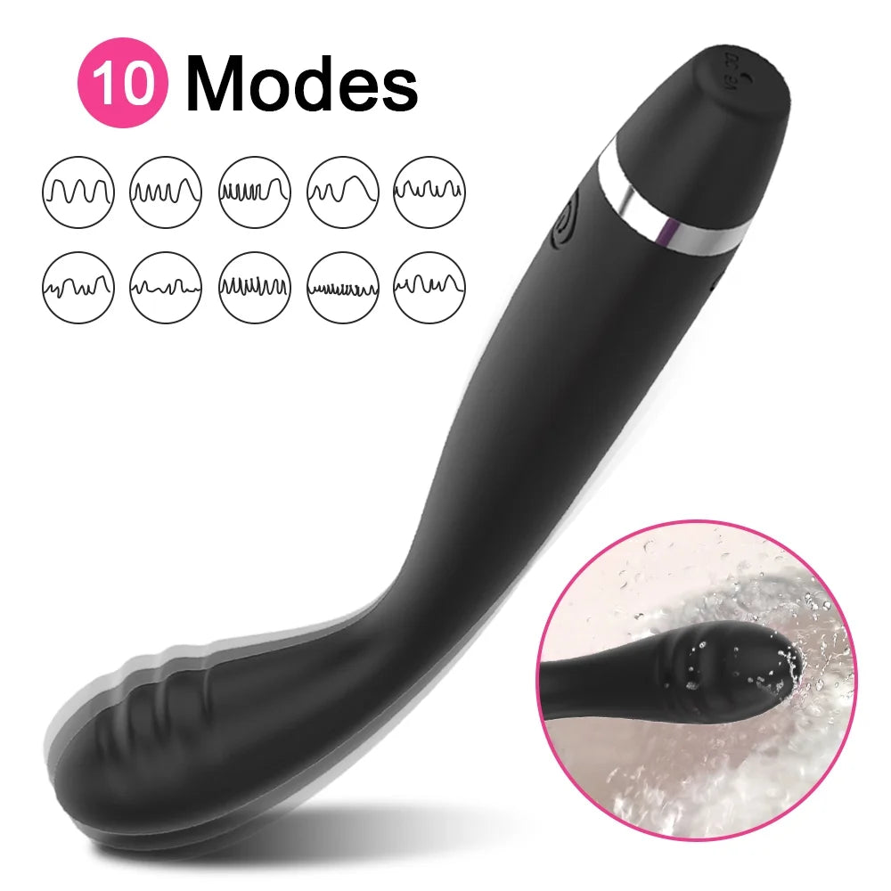 Wireless Rechargeable G Spot Vibrator Sex Toys for Women Black