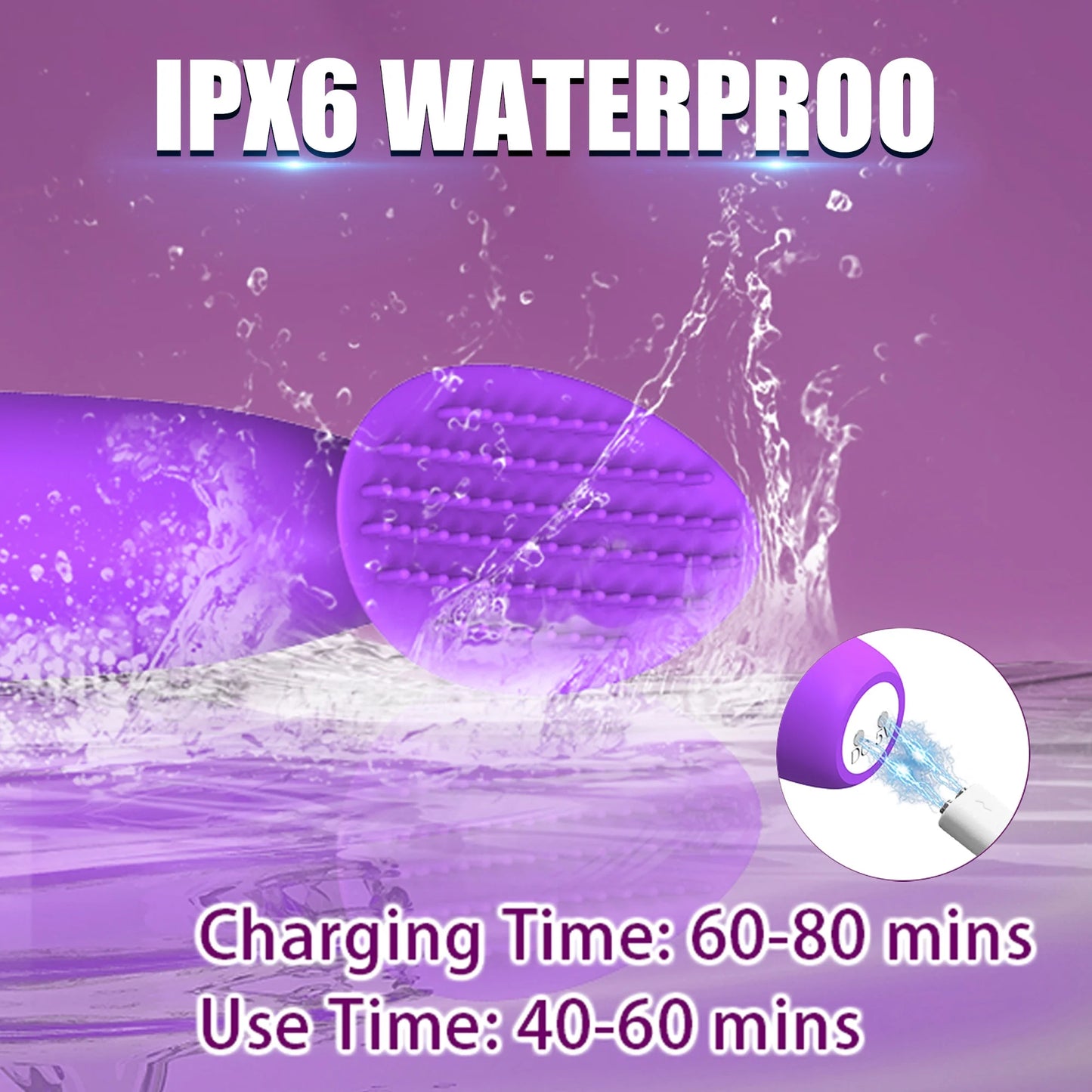 Adult Sex Toys Bullet Vibrators, Mini Vibrator Wand with 10 Vibration Modes, IPX6 Waterproof Personal Massager, Sexual Pleasure Tools Female Stimulator for Women Couples & Games