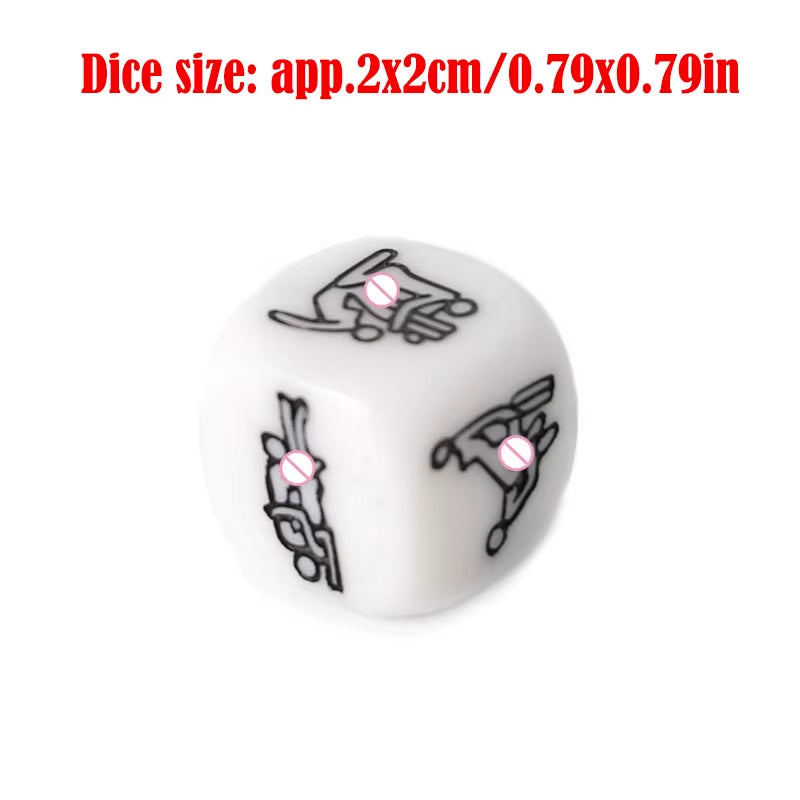 High Quality Sex Dice Fun Adult Erotic Love Sexy Posture Couple Lovers Humour Game Toy Novelty Party Gift 1 Set