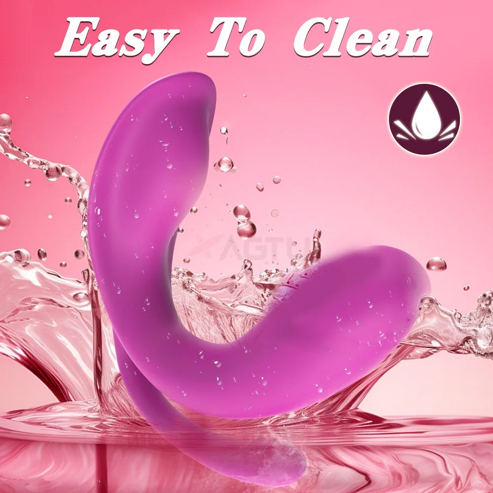 Wearable Panty Vibrator APP Remote Control Vibrator Sex Toys for Woman Red