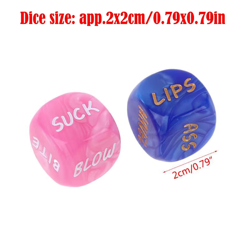 High Quality Sex Dice Fun Adult Erotic Love Sexy Posture Couple Lovers Humour Game Toy Novelty Party Gift 1 Set