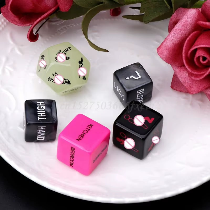 High Quality Sex Dice Fun Adult Erotic Love Sexy Posture Couple Lovers Humour Game Toy Novelty Party Gift 1 Set
