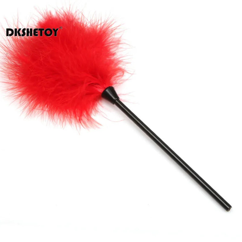 Sex Fun Feather Amusement Stick Couple Flirting with Toys for Sexual Health Care Products EC