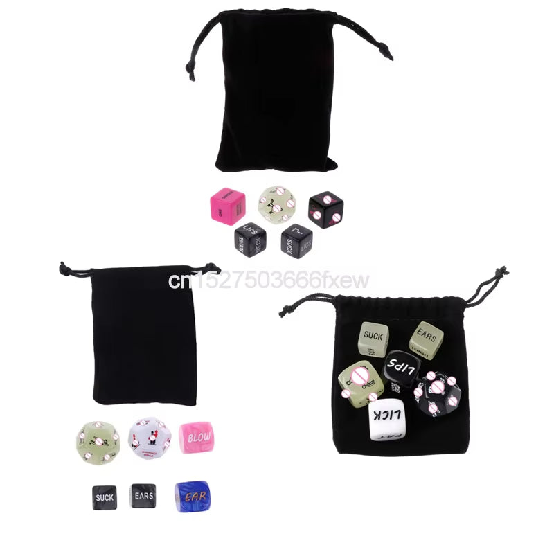 High Quality Sex Dice Fun Adult Erotic Love Sexy Posture Couple Lovers Humour Game Toy Novelty Party Gift 1 Set