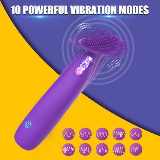 Adult Sex Toys Bullet Vibrators, Mini Vibrator Wand with 10 Vibration Modes, IPX6 Waterproof Personal Massager, Sexual Pleasure Tools Female Stimulator for Women Couples & Games