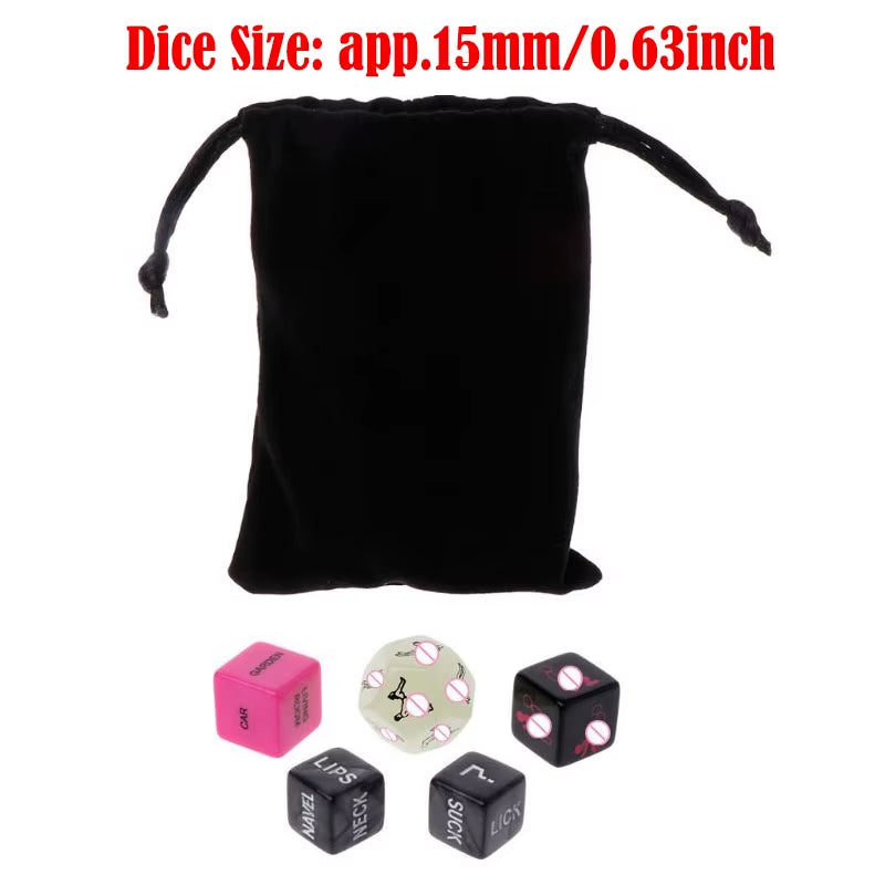 High Quality Sex Dice Fun Adult Erotic Love Sexy Posture Couple Lovers Humour Game Toy Novelty Party Gift 1 Set