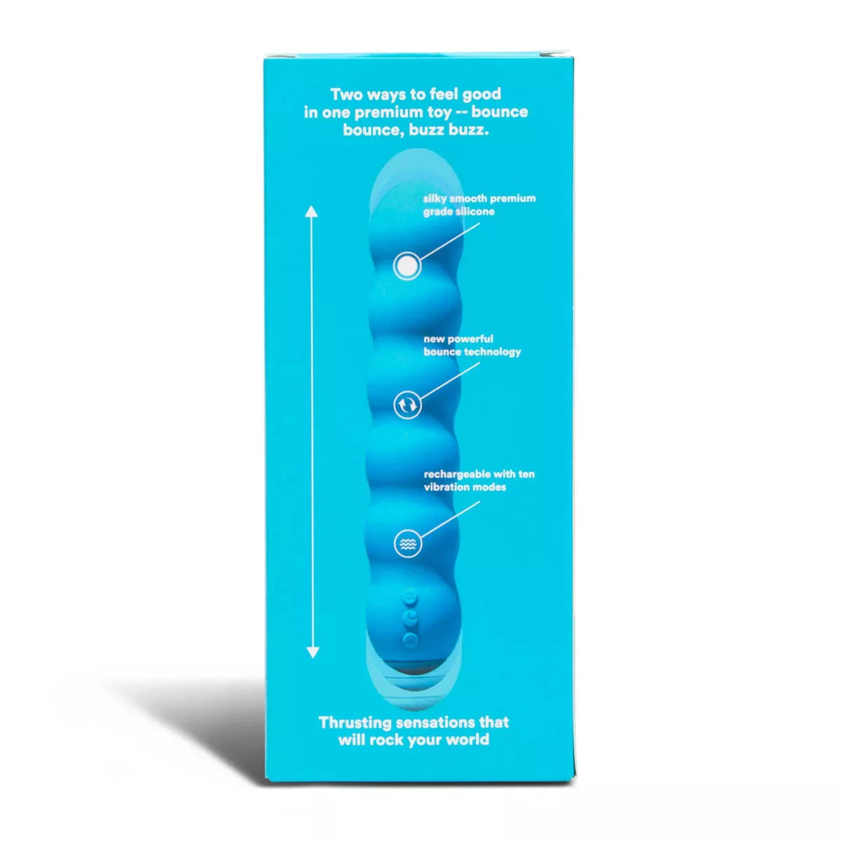 Hello Cake Bounce Vibe Thrusting Vibrator