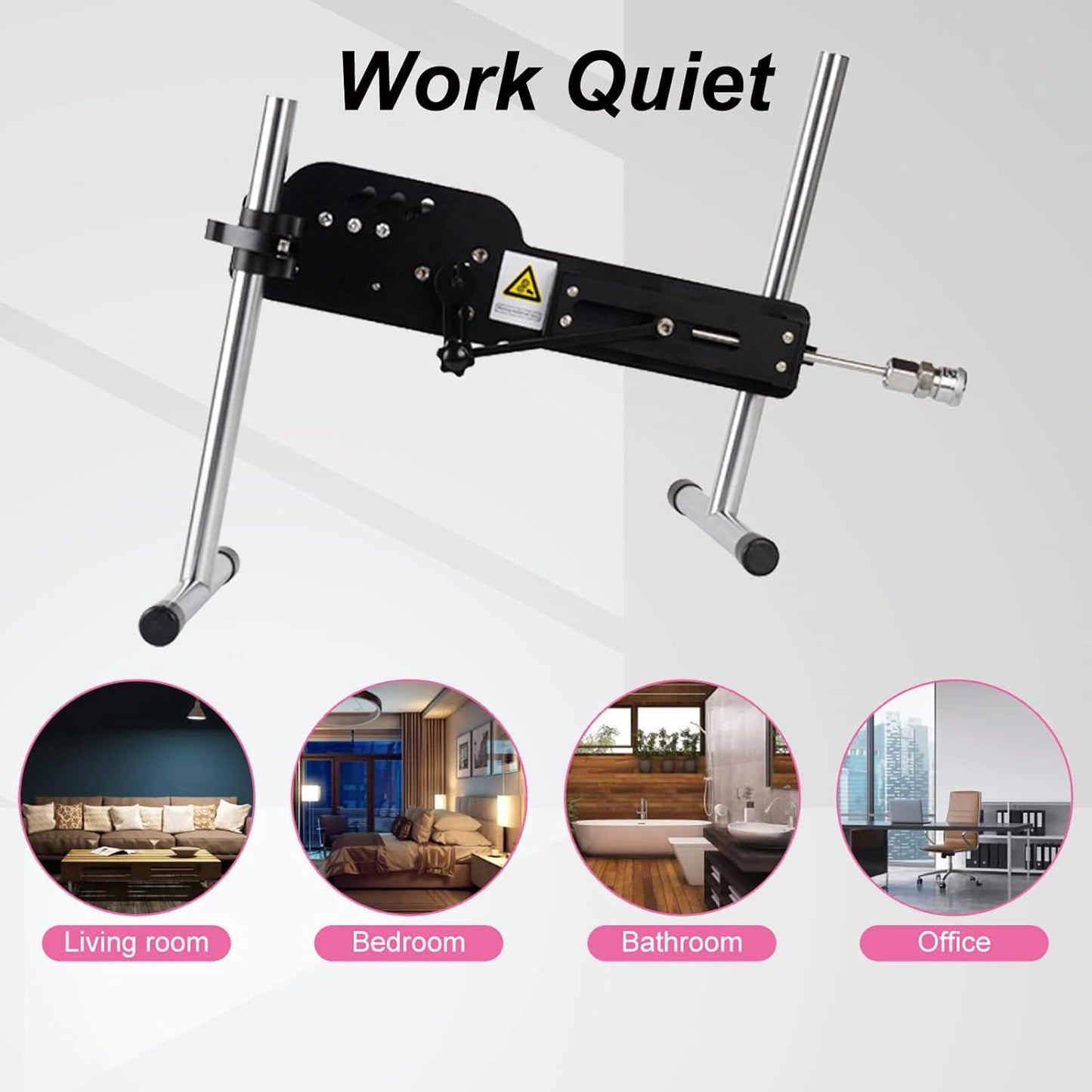 Sex Machine App/Remote Control Automatic and Adjustable Adult Sex Toys with Quick Air Connector Thrusting Sex Love Machine with 3 Attachments