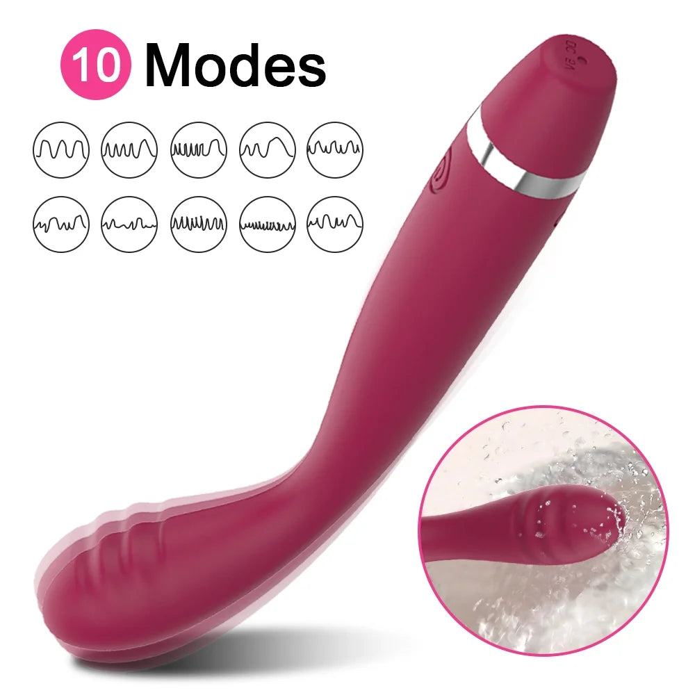 Wireless Rechargeable G Spot Vibrator Sex Toys for Women Red