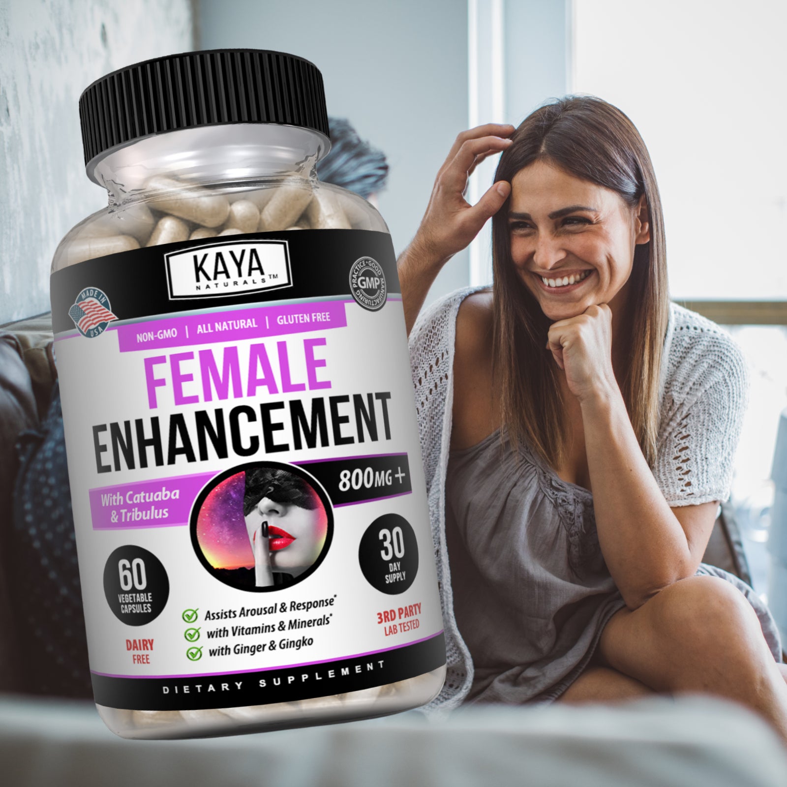 (2 Pack) Female Enhancement Mood Enhancer Boost Libido Enhance Sex Drive Stamina
