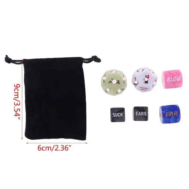 High Quality Sex Dice Fun Adult Erotic Love Sexy Posture Couple Lovers Humour Game Toy Novelty Party Gift 1 Set